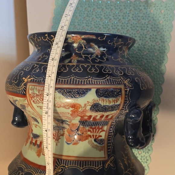 Vintage Victoria ware handpainted Japanese Jardinaire jar - Picture 8 of 11